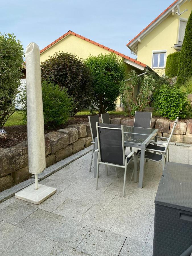 Ferienwohnung Messmer Mit Terrasse Heiligenborn Kültér fotó